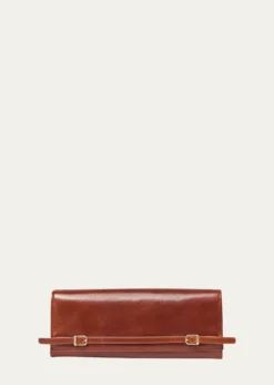 SIMKHAIRiver East-West Leather Clutch Bag