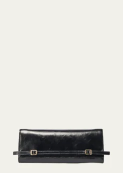 SIMKHAIRiver Leather East-West Moto Clutch Bag