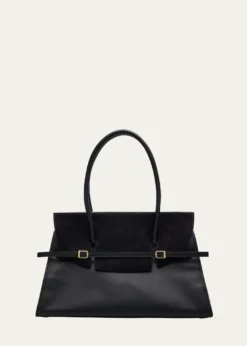 SIMKHAIRiver Suede Flap Leather Shoulder Bag