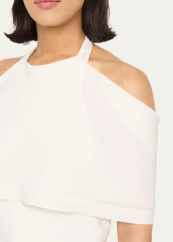 SIMKHAISamira Satin Cape Top