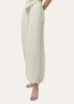 SIMKHAISelah Linen Lace Balloon Pants