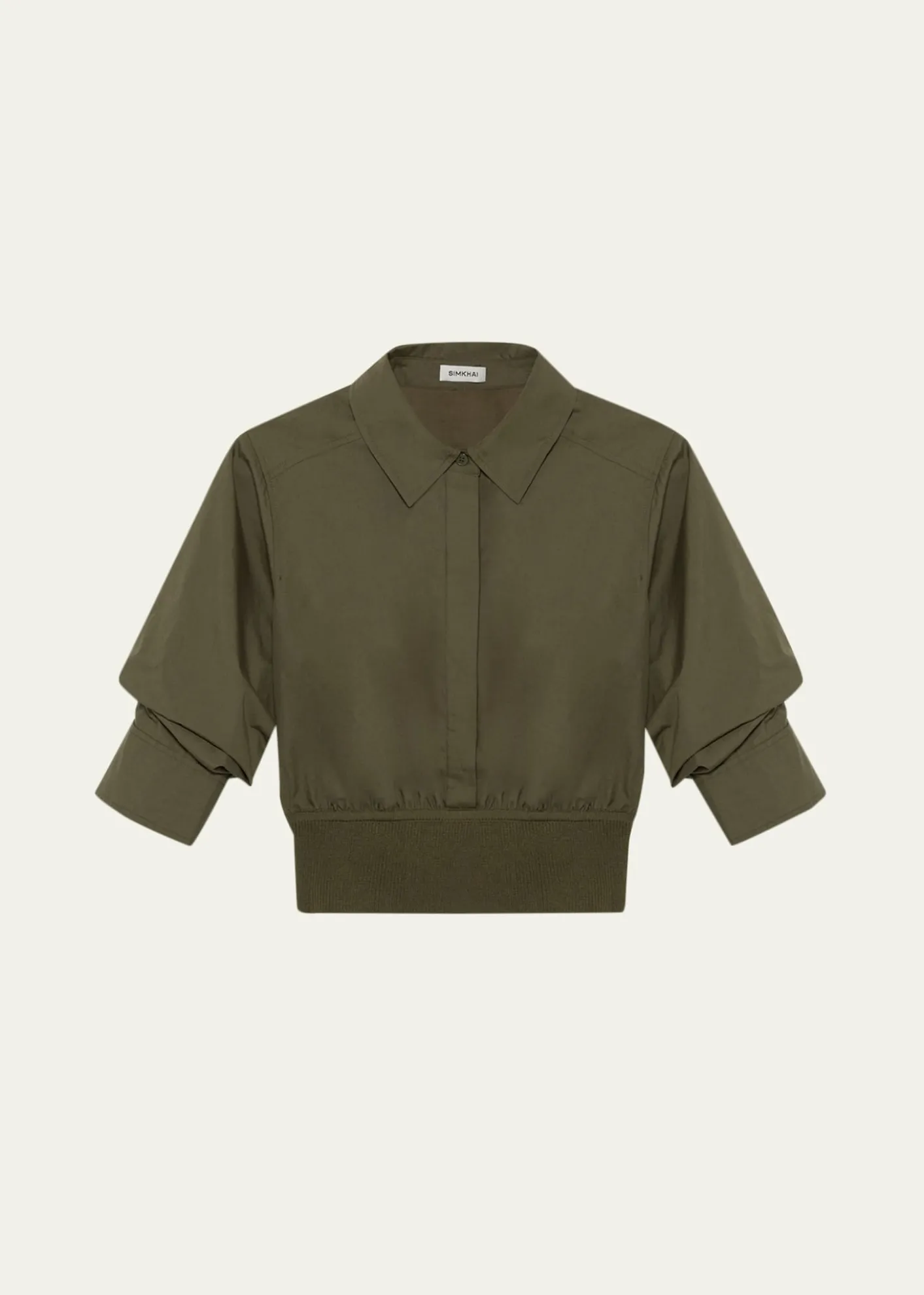 SIMKHAIStiles Knit Cotton Shirt