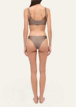 SIMKHAIWild Chain Scoop-Neck Bikini Top