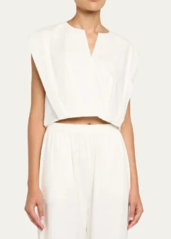 SIMKHAIWrenli Pleated Top