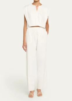 SIMKHAIWrenli Pleated Top