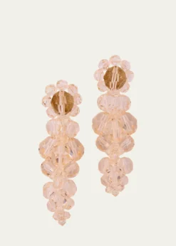 Simone RochaMini Cluster Earrings, Green