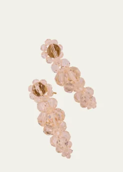 Simone RochaMini Cluster Earrings, Green