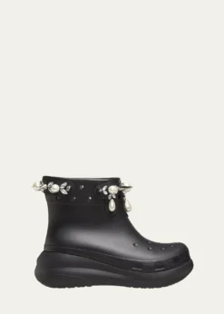 Simone Rocha x Crocsx Crocs Embellished Crush Ankle Boots
