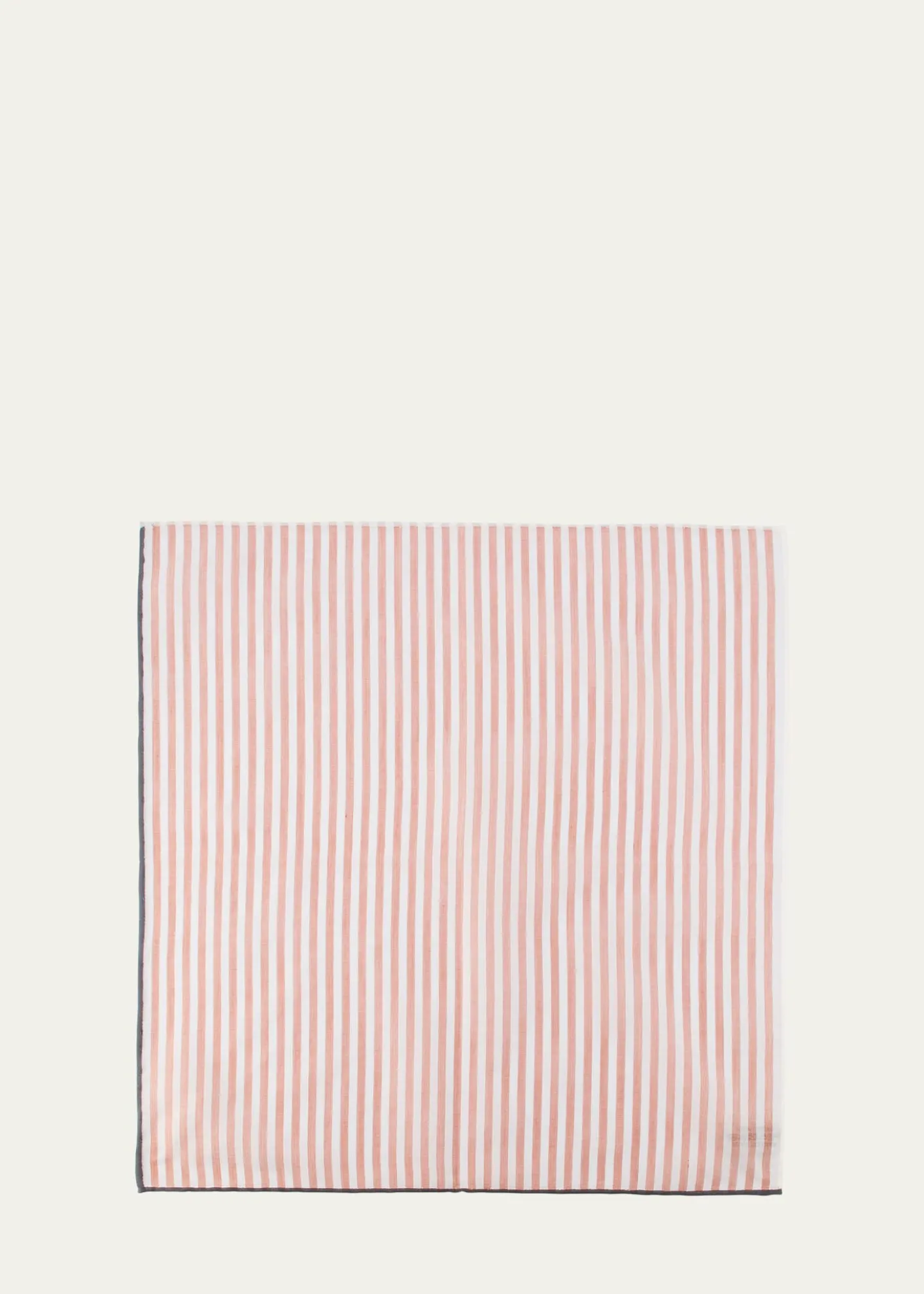Simonnot GodardMen's Buren Cotton Stripe Pocket Square