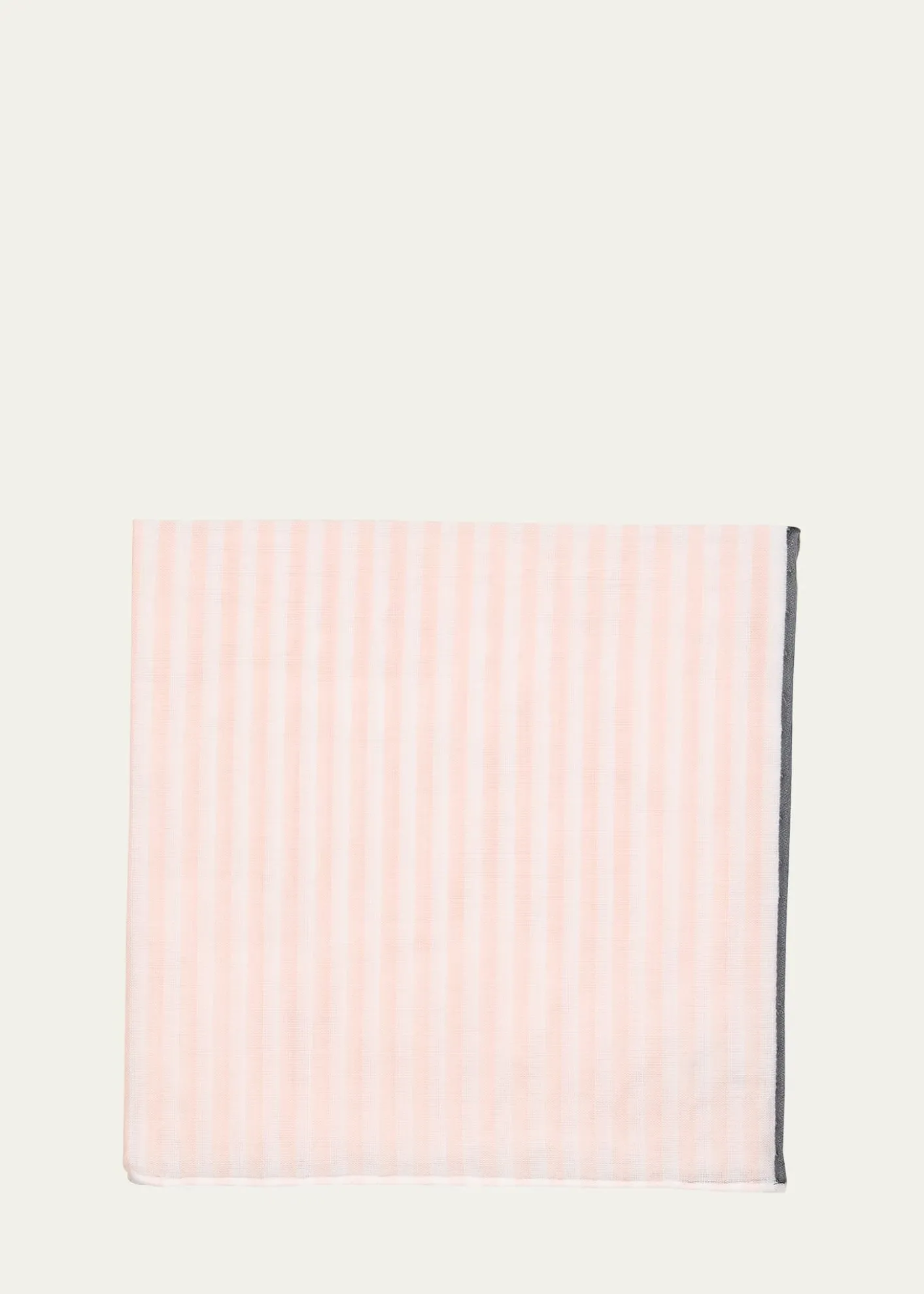 Simonnot GodardMen's Cotton Bengal Stripe Pocket Handkerchief