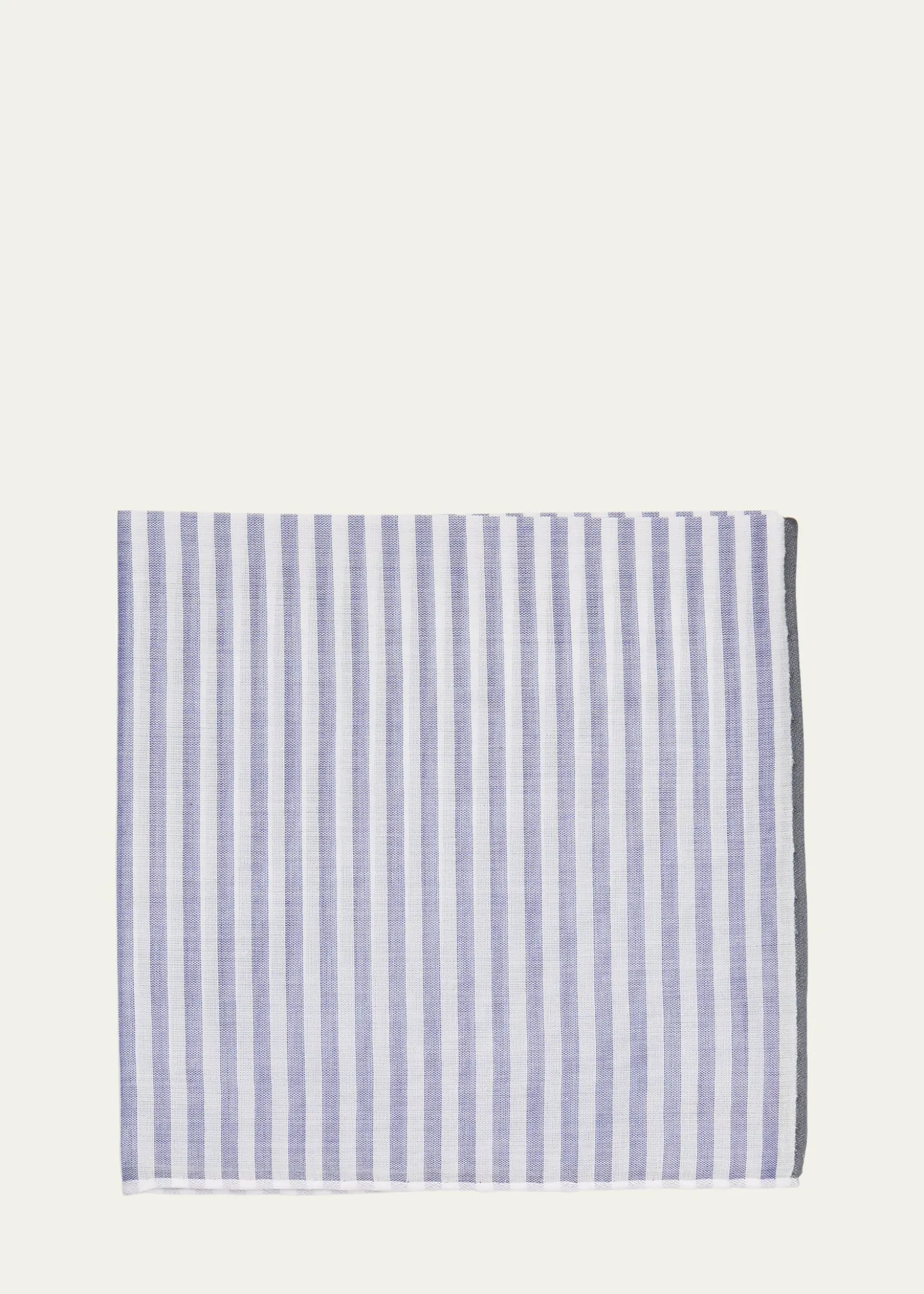 Simonnot GodardMen's Cotton Woven Color Edge Handkerchief