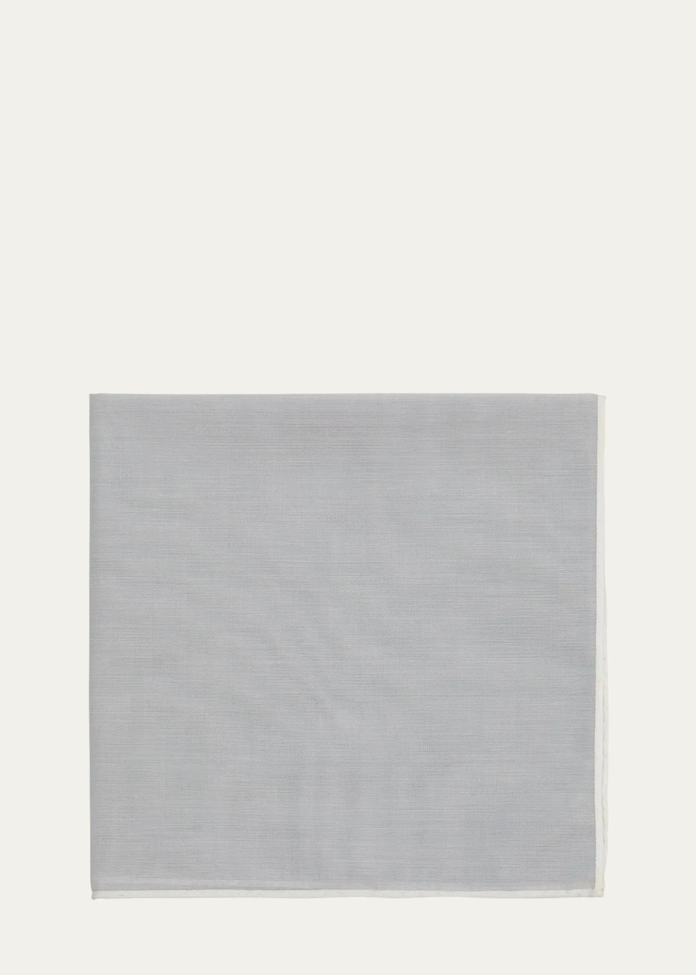 Simonnot GodardMen's Mineral Cotton Pocket Square