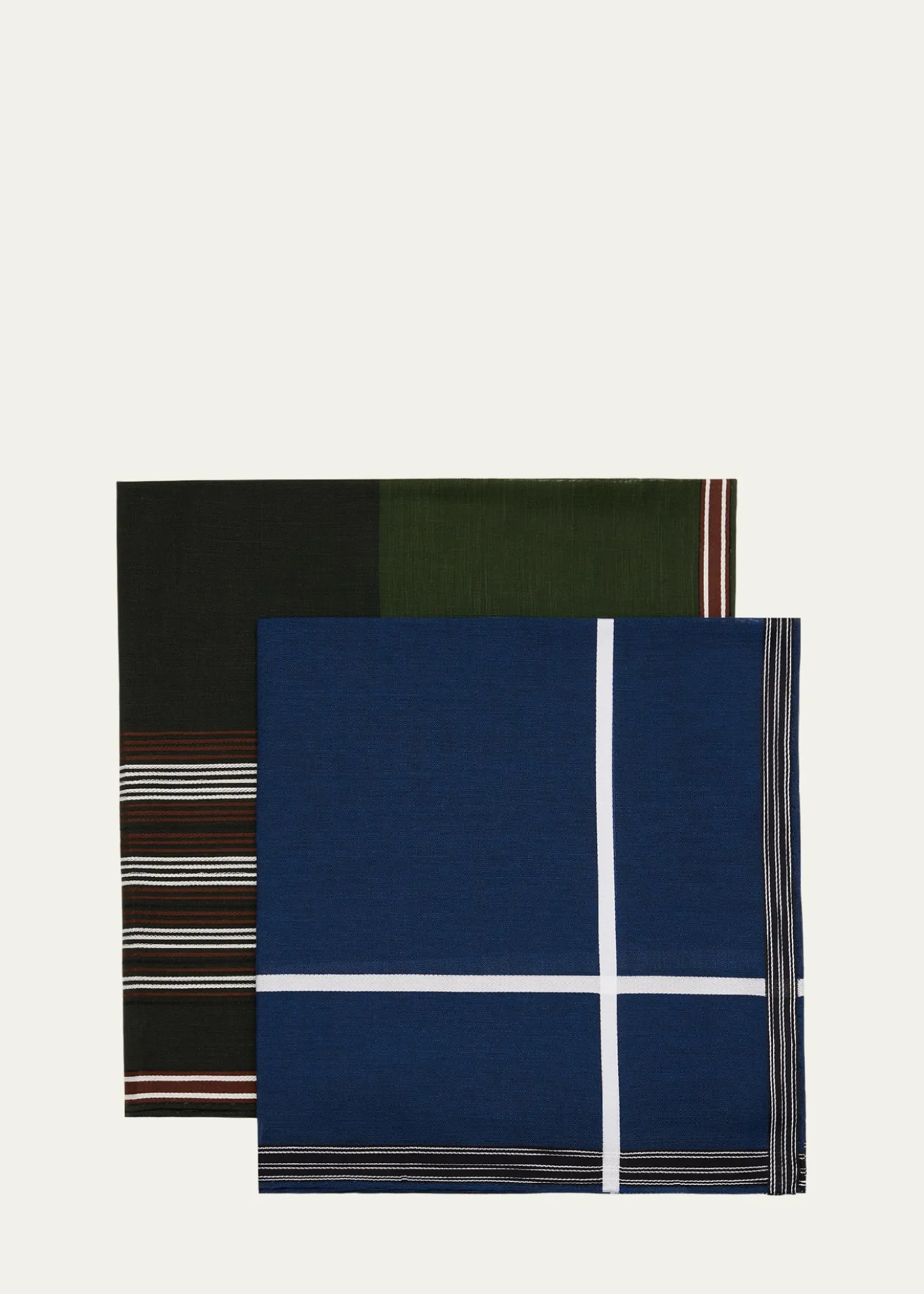 Simonnot GodardMen's 2-Pack Egyptian Cotton Handkerchiefs