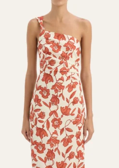 SIRChloe Asymmetric Linen Maxi Dress
