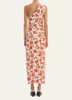 SIRChloe Asymmetric Linen Maxi Dress