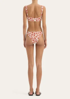 SIRChloe Floral Shaped Bikini Bottoms