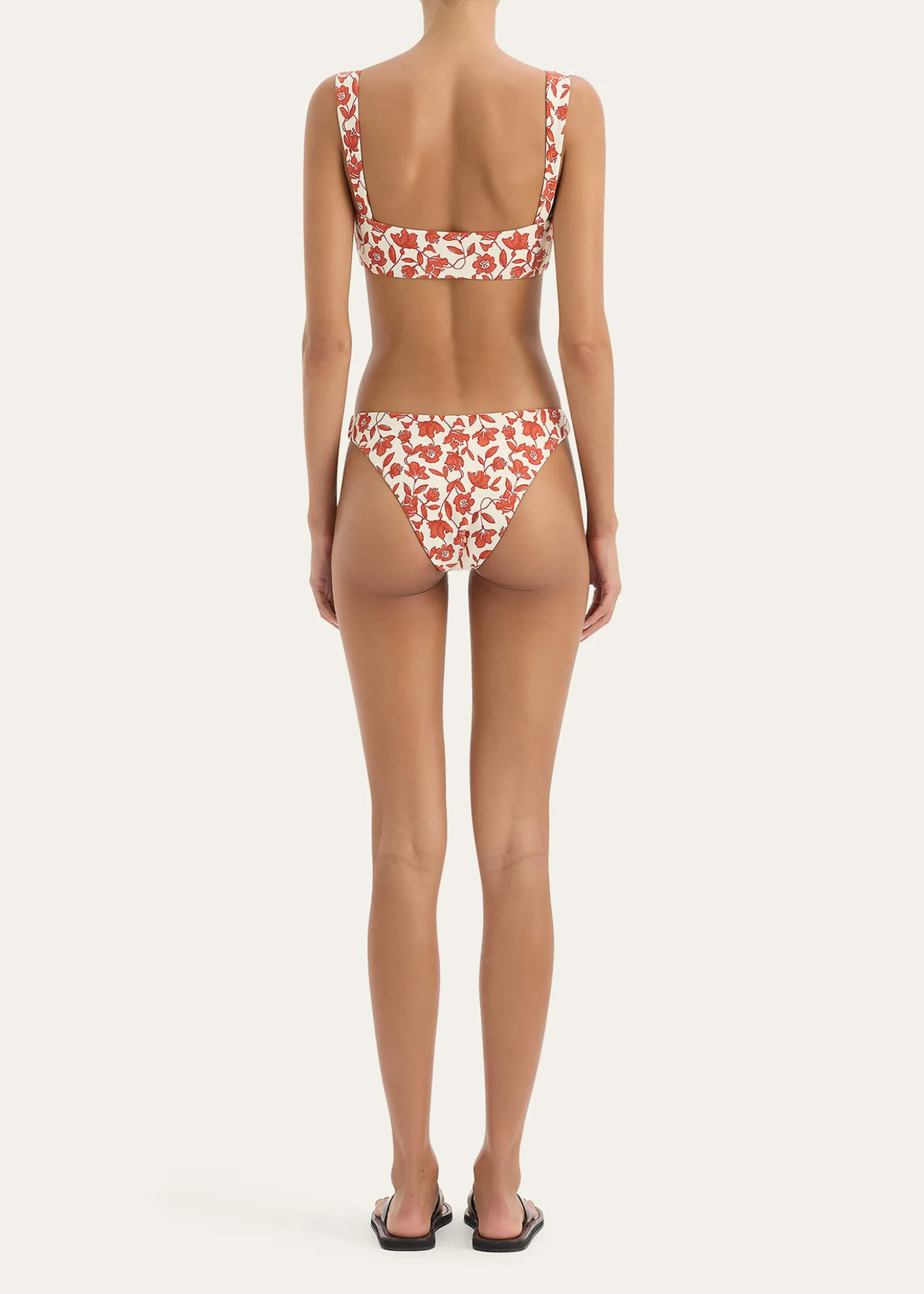 SIRChloe Floral Shaped Bikini Bottoms
