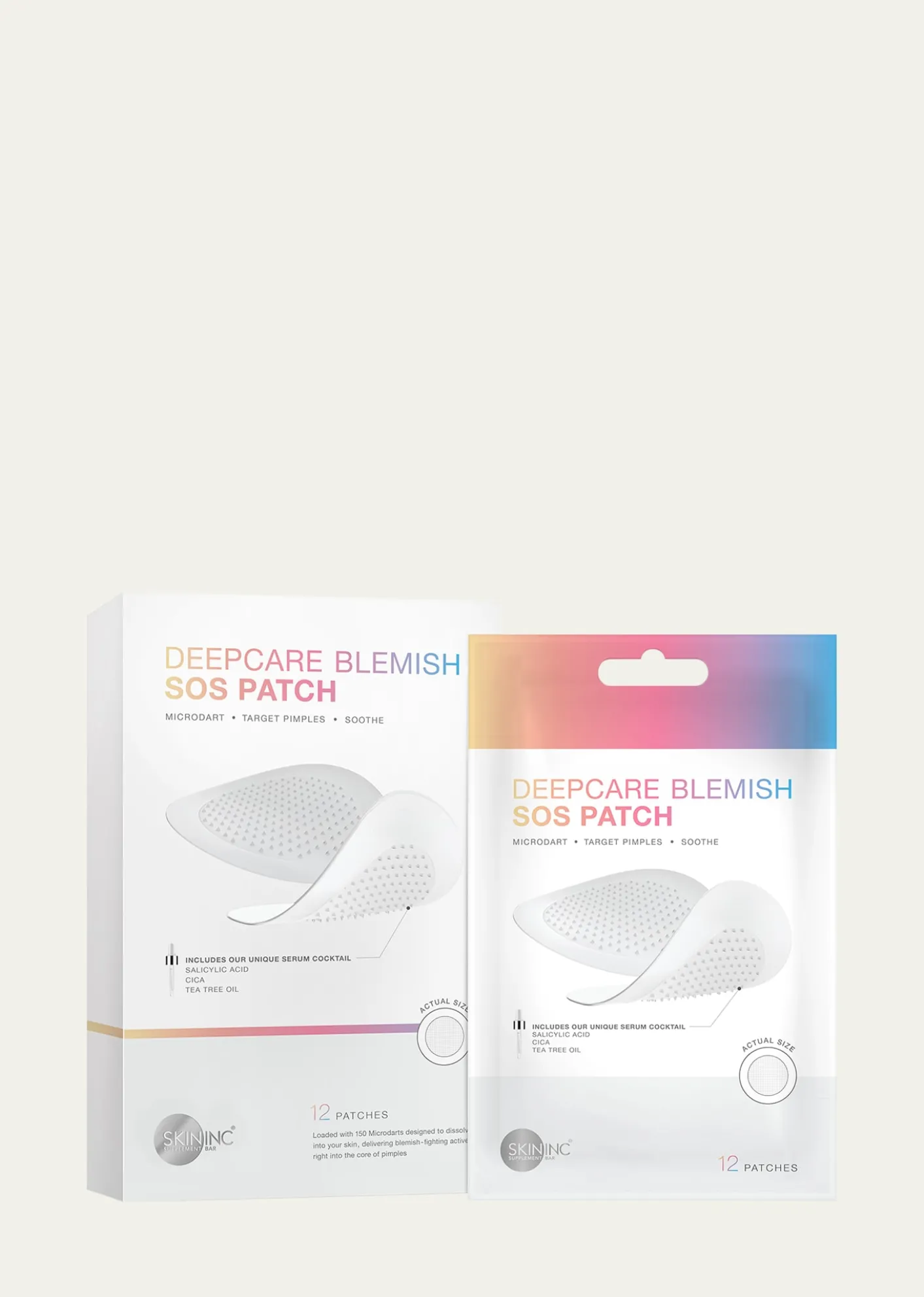 Skin IncDeepcare Blemish SOS Patches, 12 Count