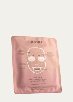 111SKINRose Gold Brightening Facial Treatment Mask Box, 5 Count