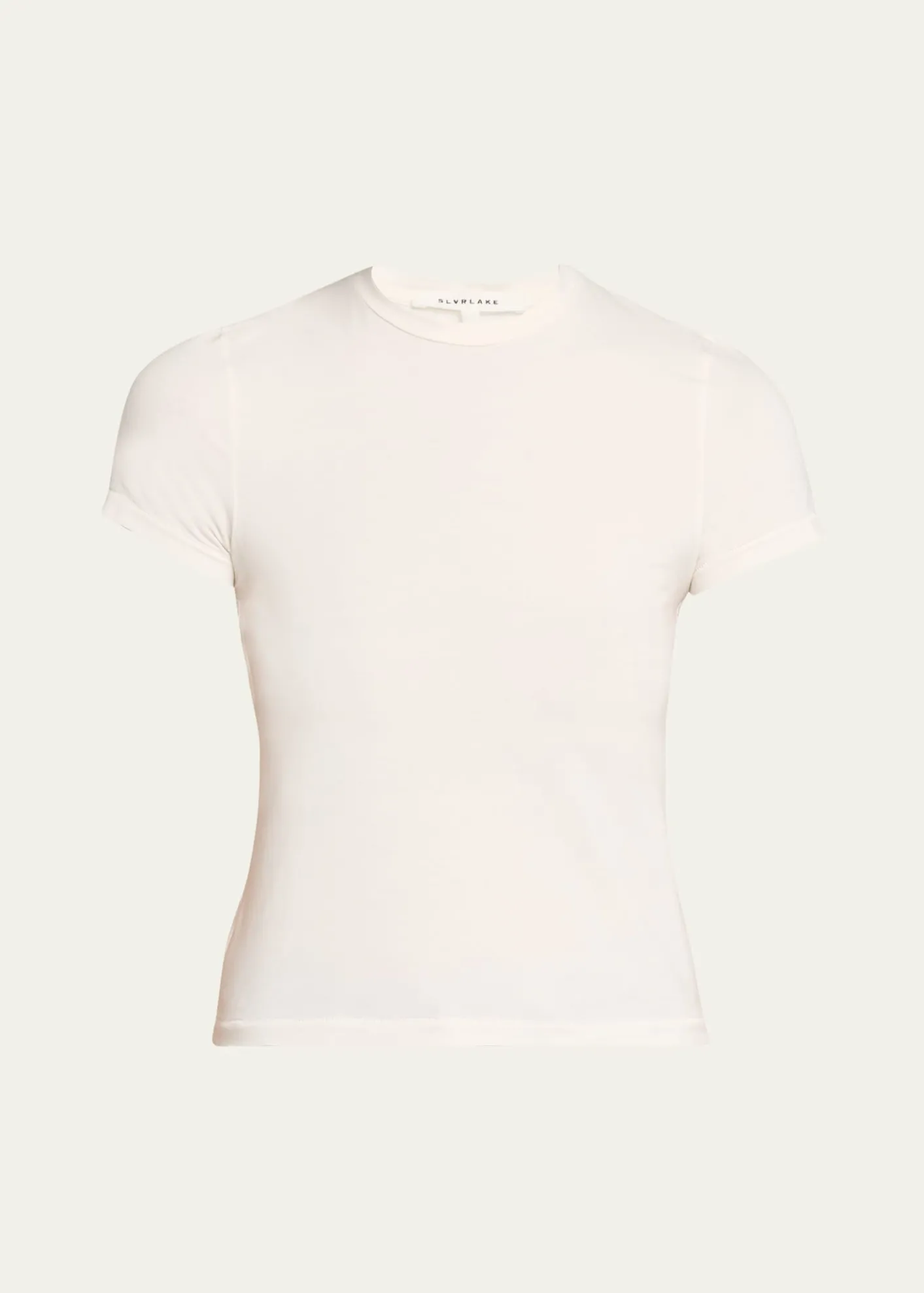 SLVRLAKEFitted Crewneck Tee