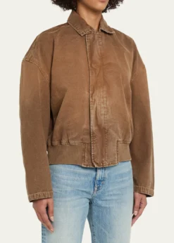 SLVRLAKEHarlem Curve-Sleeve Denim Jacket