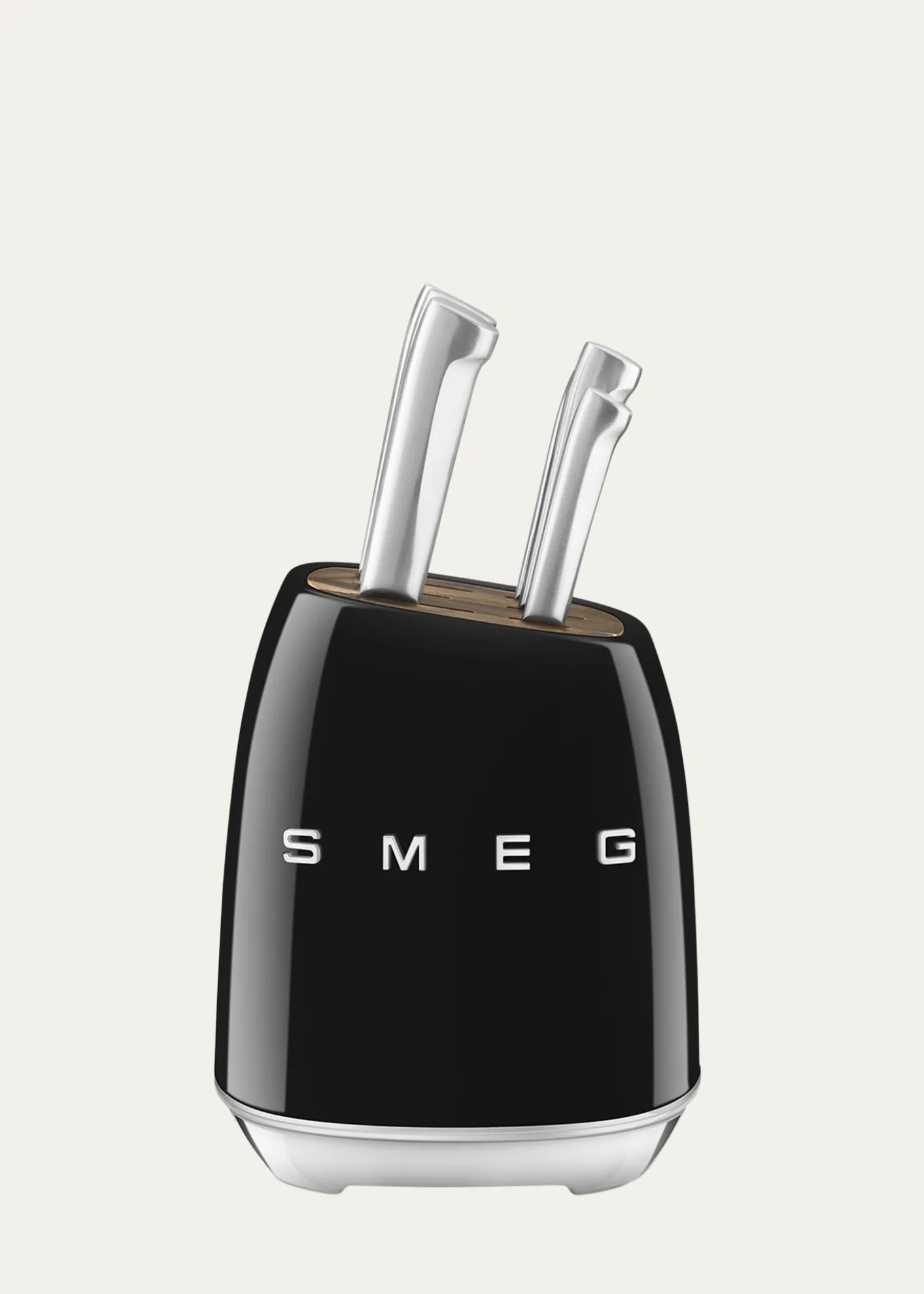 Smeg7-Piece Knife Block Set, Black