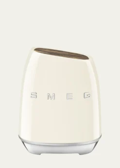 Smeg7-Piece Knife Block Set, Pastel Blue