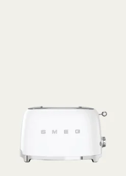 SmegRetro 2-Slice Toaster, White