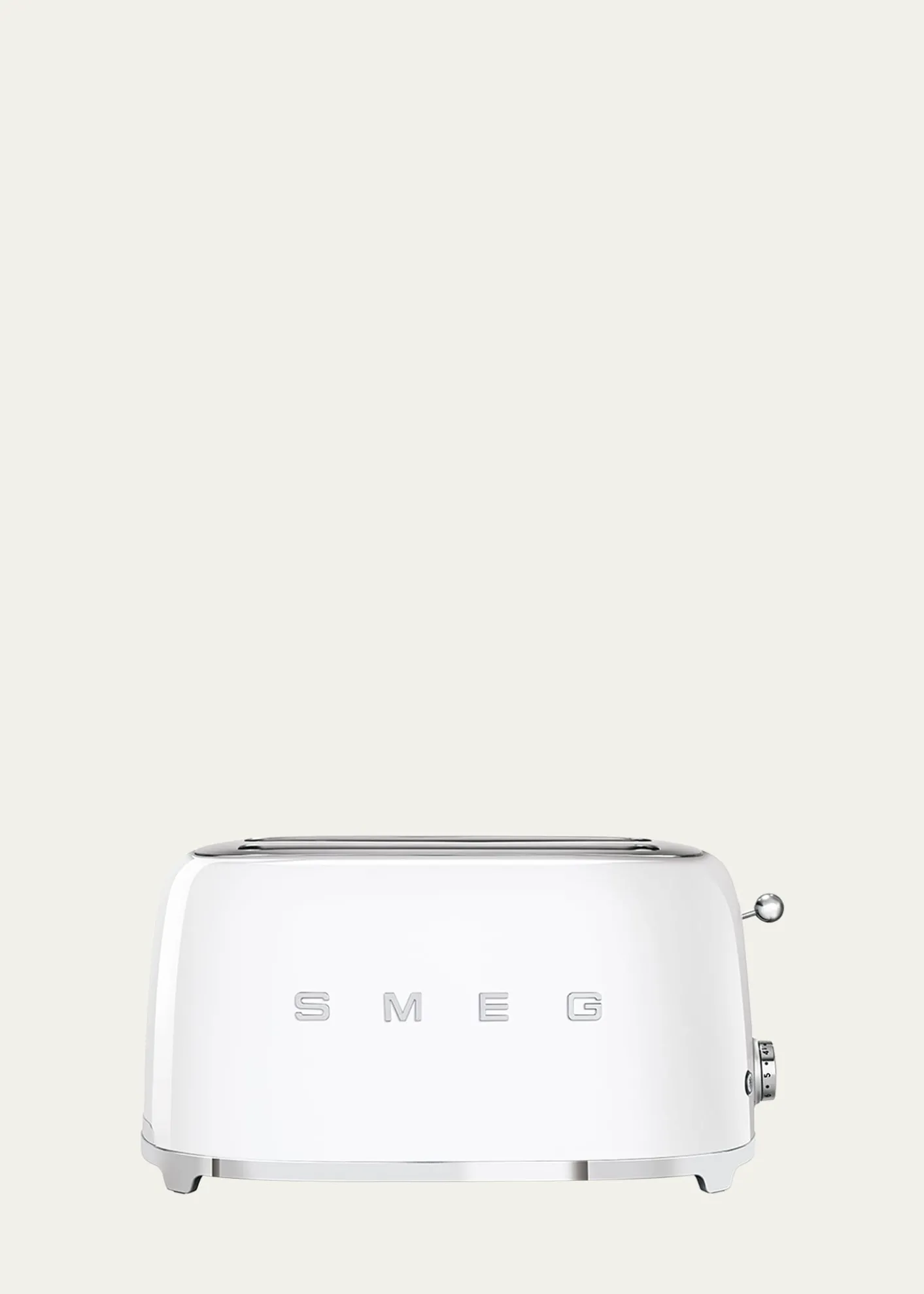 SmegRetro 4-Slice Toaster, White
