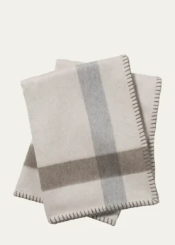 Sofia CashmereDouble-Face Cashmere Throw Blanket, 56" x 72"