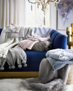 Sofia CashmereDouble-Face Cashmere Throw