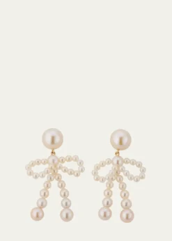 Sophie Bille BraheBow Drop Earrings