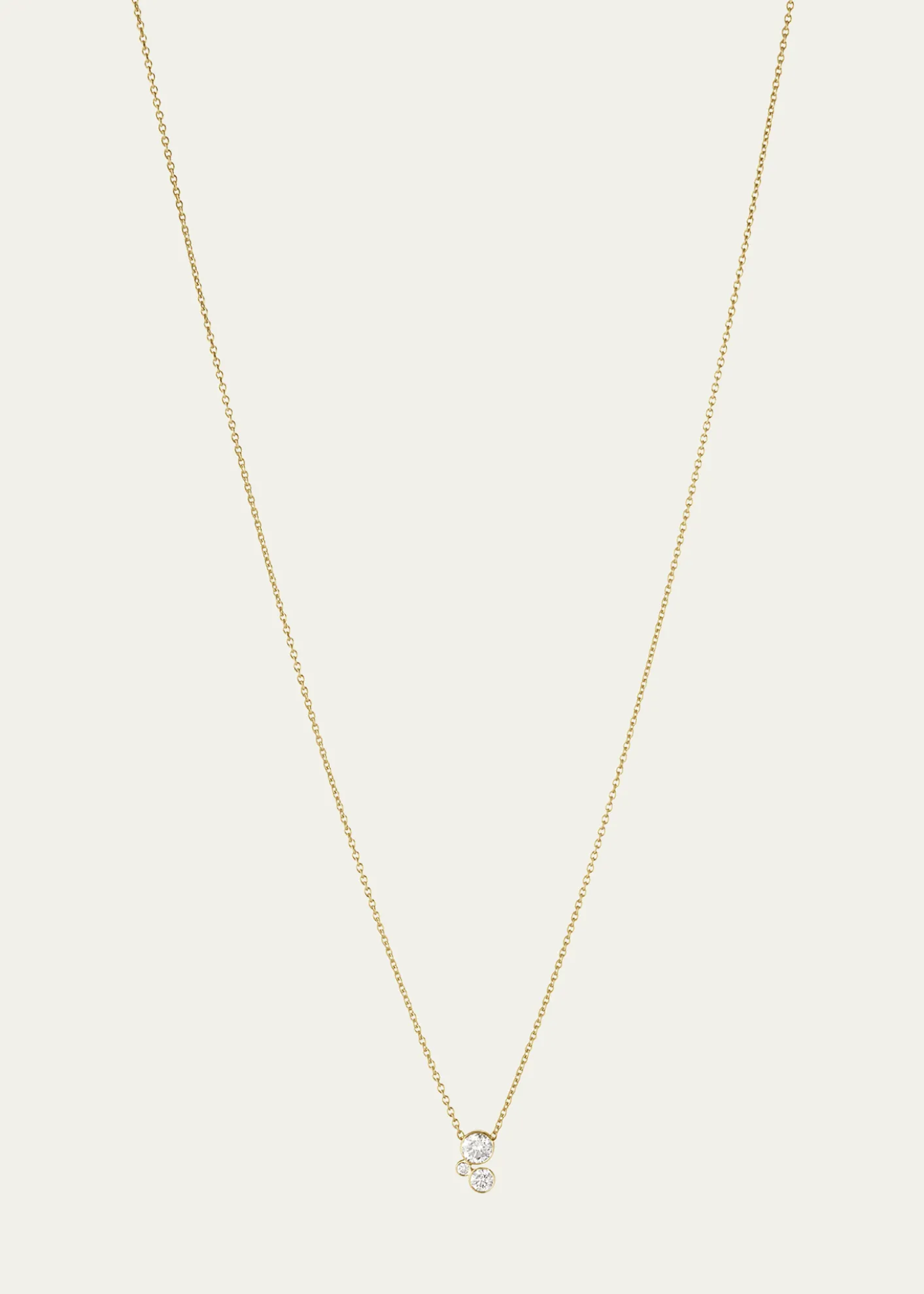 Sophie Bille Brahe18K Yellow Gold Stella Diamond Necklace, 17"L