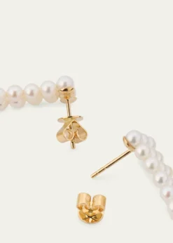 Sophie Bille Brahe14K Yellow Gold Freshwater Pearl Earrings