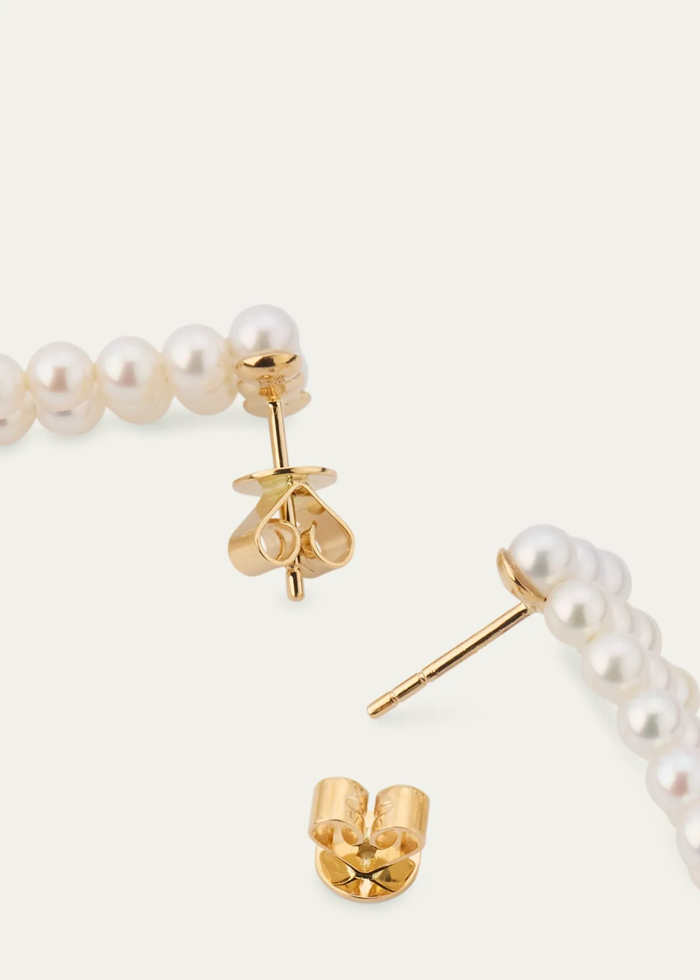 Sophie Bille Brahe14K Yellow Gold Freshwater Pearl Earrings