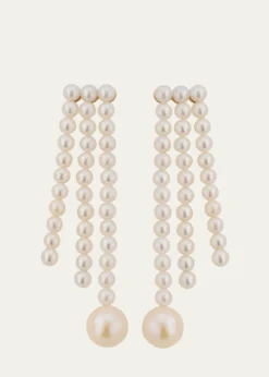 Sophie Bille Brahe14K Yellow Gold Freshwater Pearl Earrings