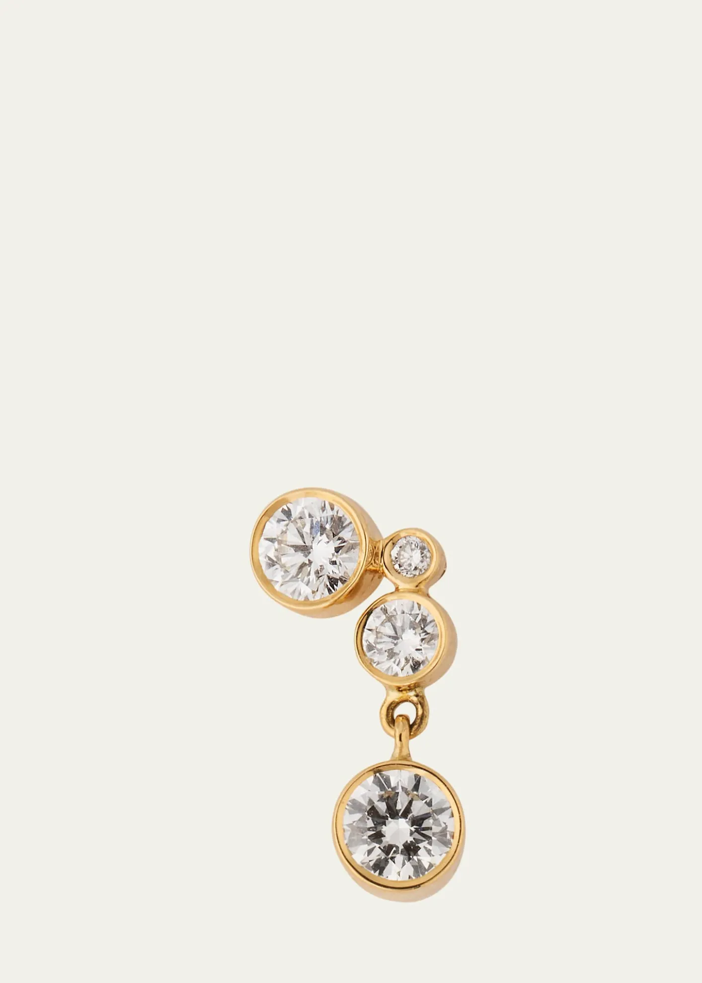 Sophie Bille Brahe18K Yellow Gold Diamond Earring, Single