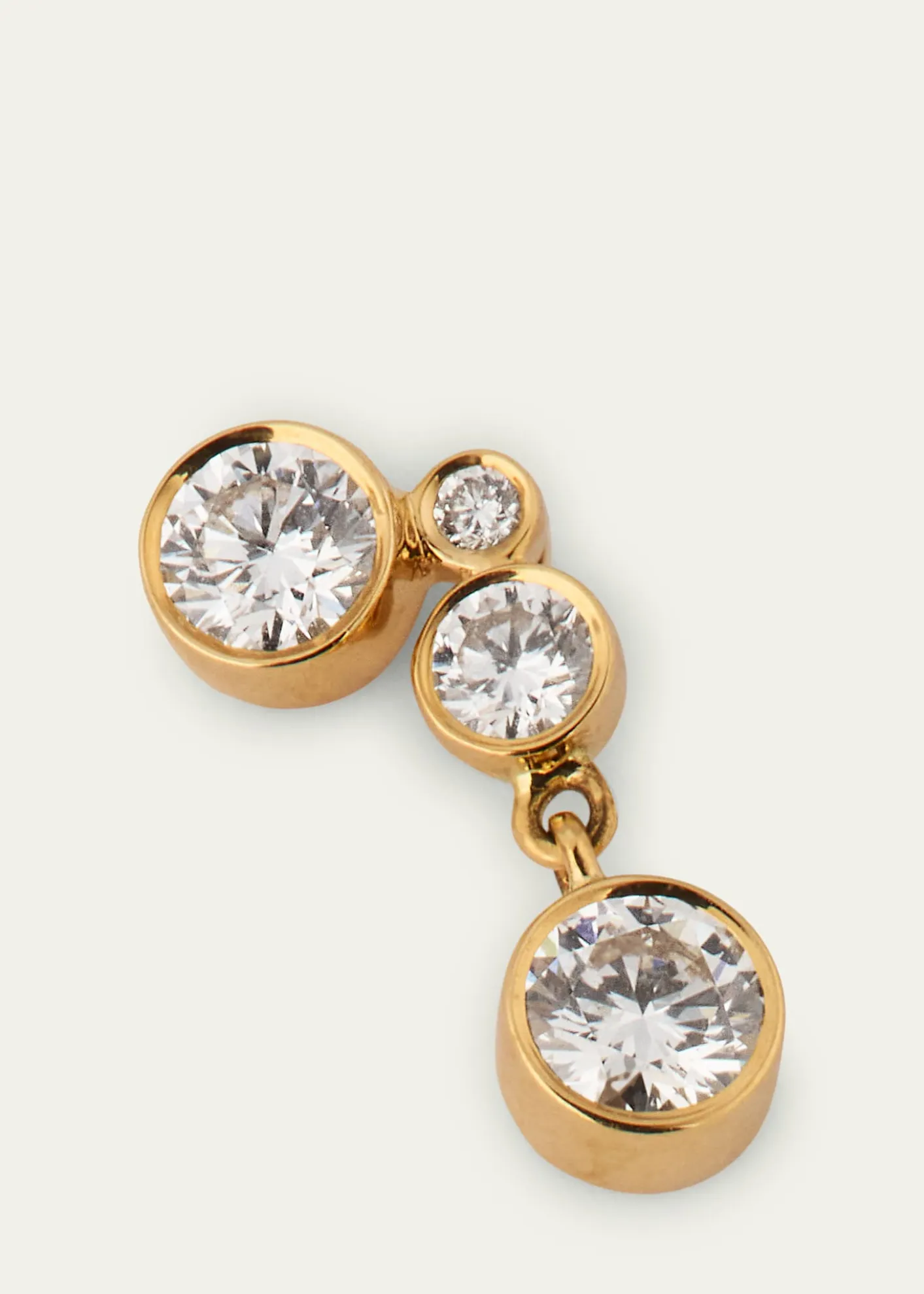 Sophie Bille Brahe18K Yellow Gold Diamond Earring, Single