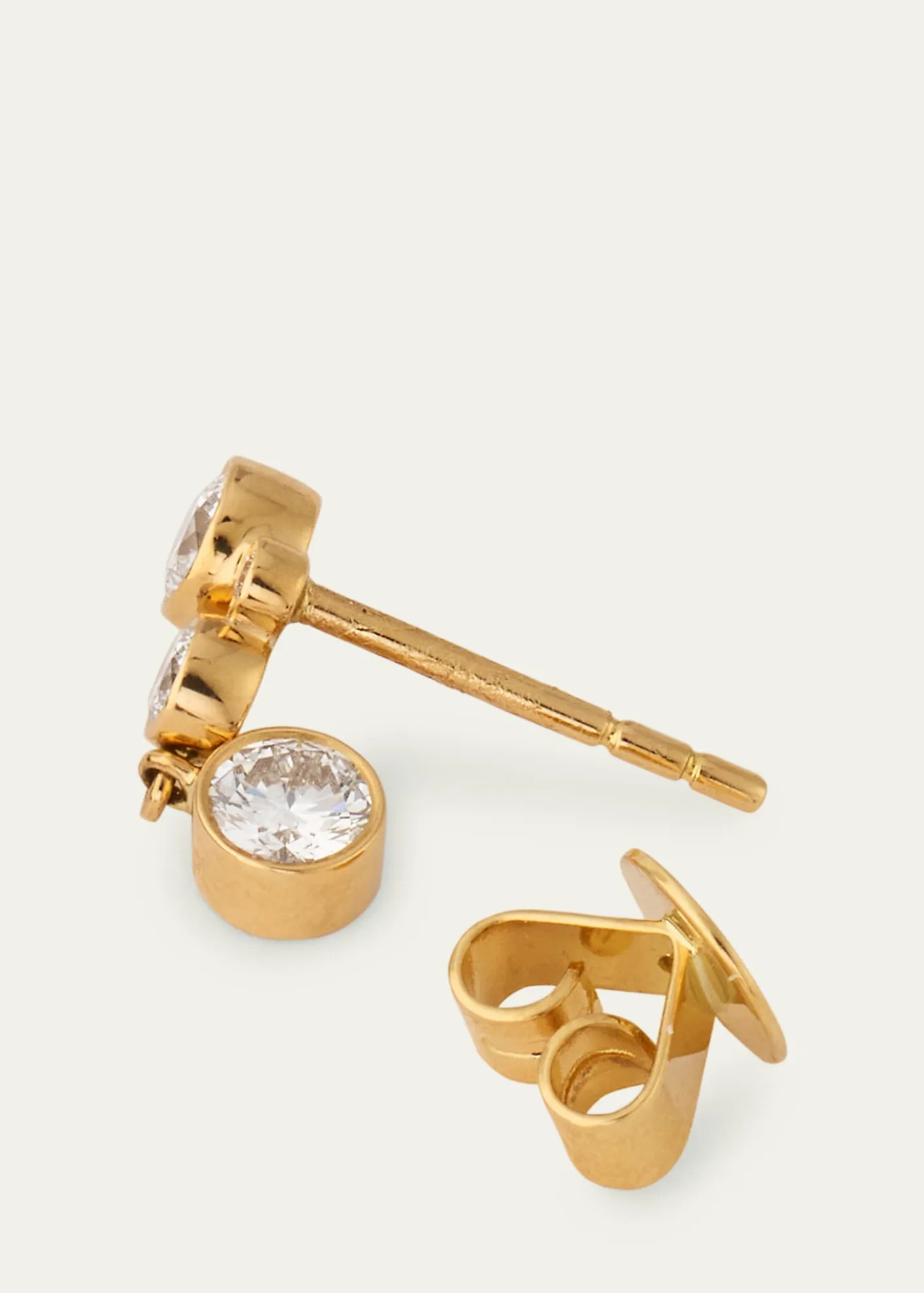 Sophie Bille Brahe18K Yellow Gold Diamond Earring, Single