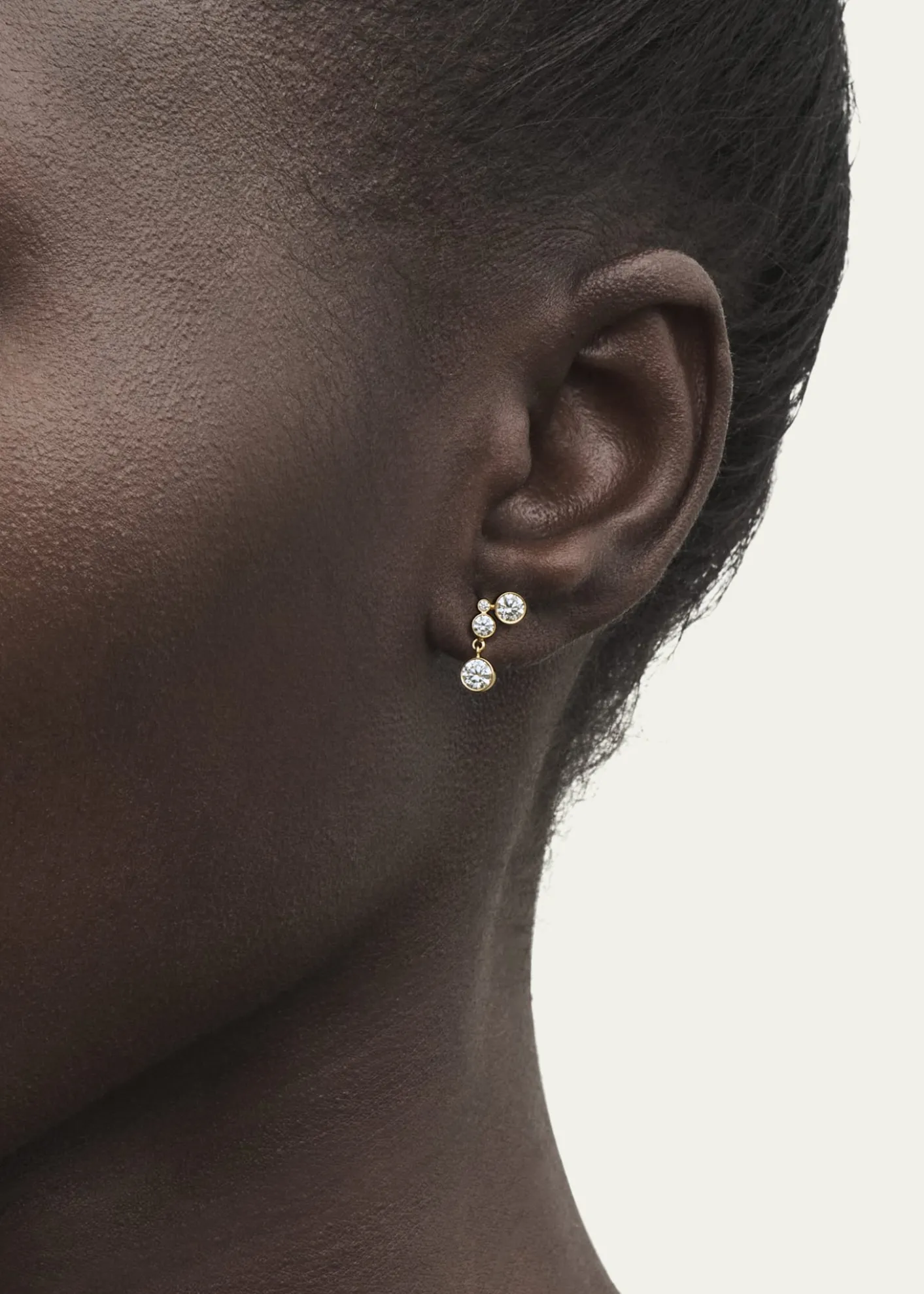 Sophie Bille Brahe18K Yellow Gold Stella Diamond Earring, Single