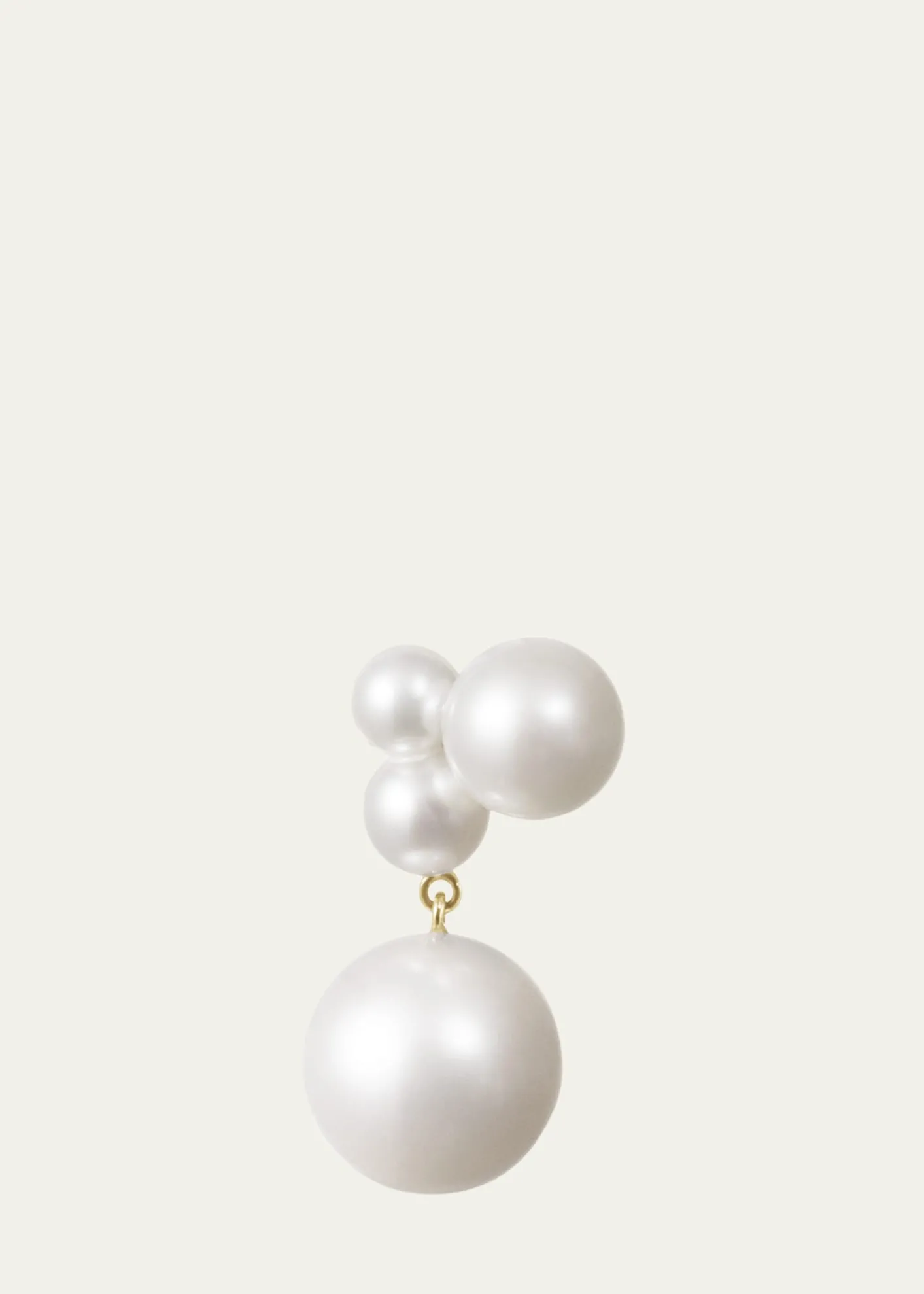 Sophie Bille Brahe14K Yellow Gold Stella Freshwater Pearl Earring, Single (Right)