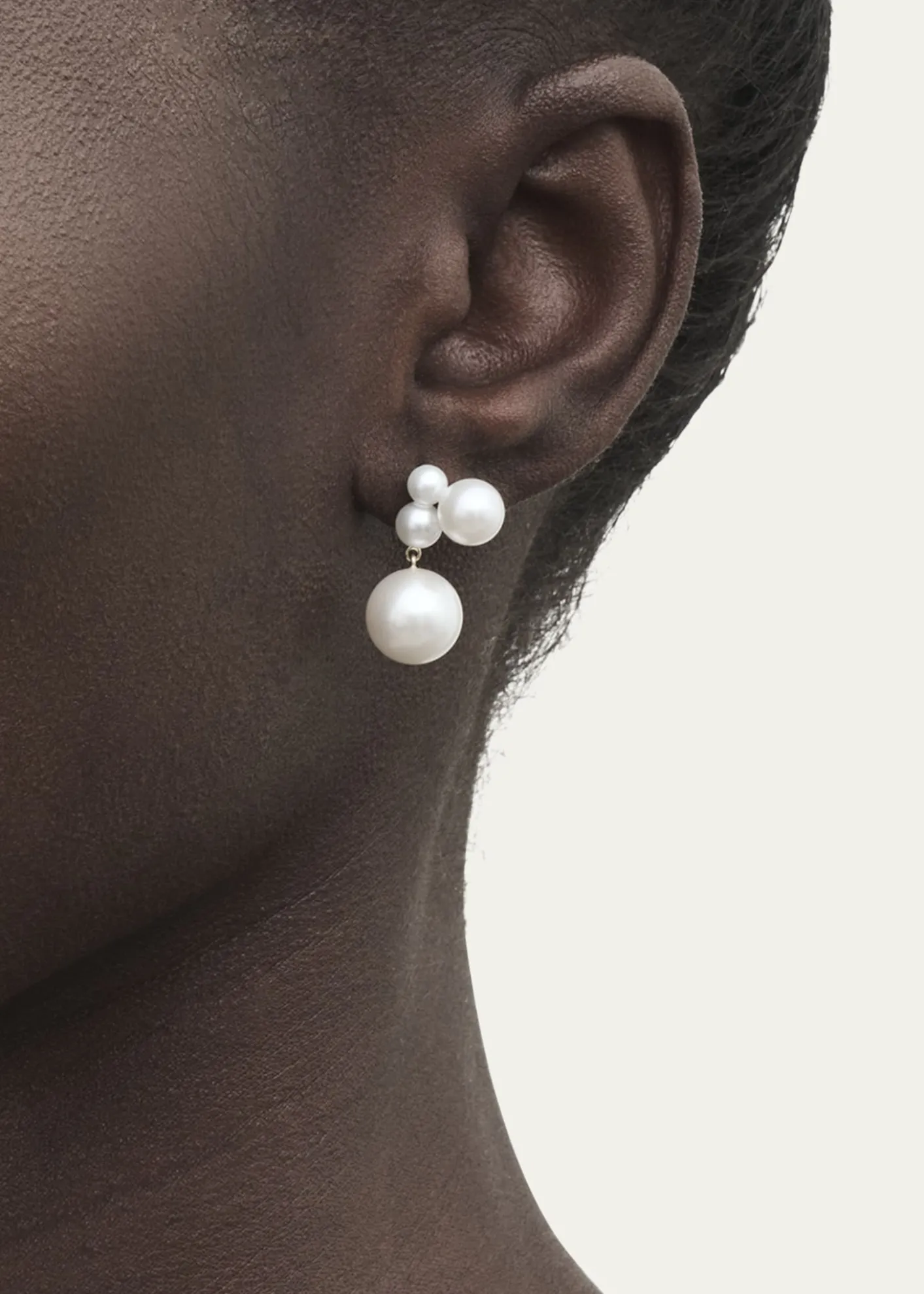 Sophie Bille Brahe14K Yellow Gold Stella Freshwater Pearl Earring, Single (Right)