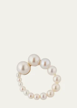 Sophie Bille BrahePetite Embrass de Perle Graduated Earring, Single, Right