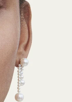 Sophie Bille BraheRuban De Perle Short 2-Strand Drop Earrings in Freshwater Pearls