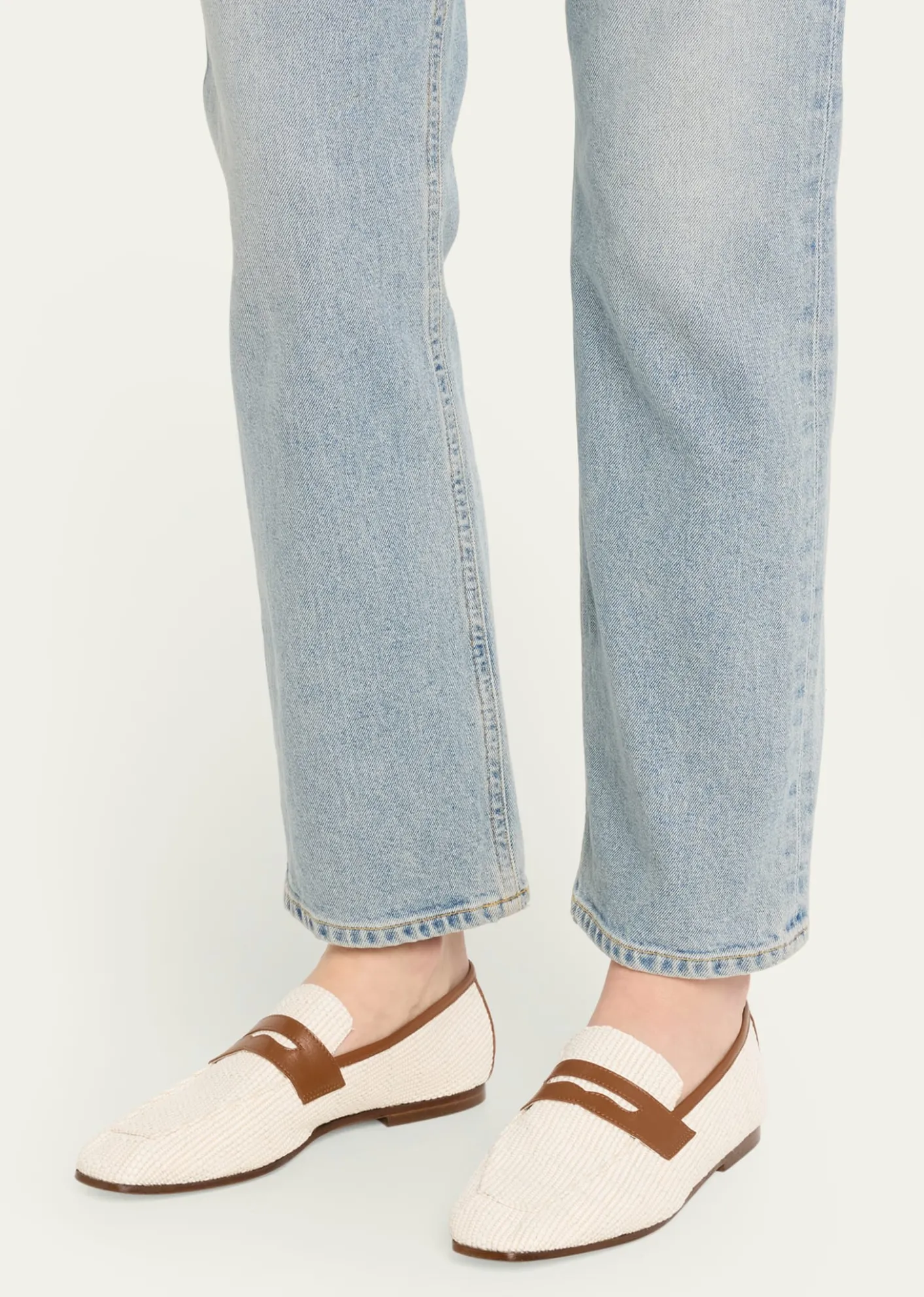SophiqueEssenziale Classic Bicolor Penny Loafers