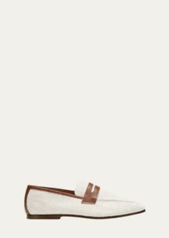 SophiqueEssenziale Classic Bicolor Penny Loafers