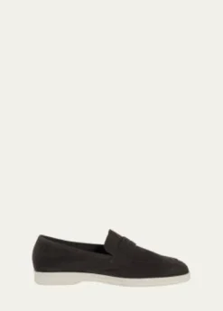SophiqueEssenziale Suede Penny Loafers