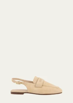 SophiqueEssenziale Suede Slingback Loafers