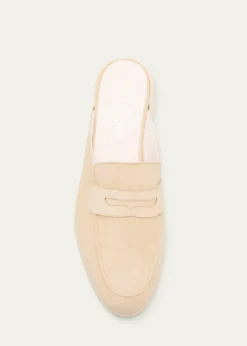 SophiqueRiviera Suede Loafer Mules