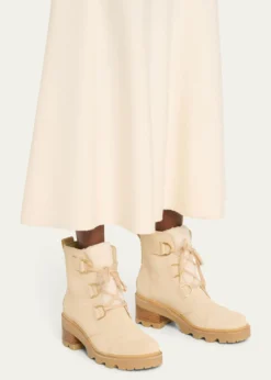 SorelJoan Suede Faux Fur Lace-Up Boots